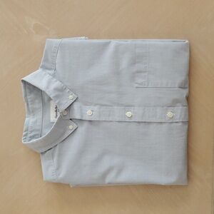 Men's Powder Blue/Gray Short Sleeve Shirt